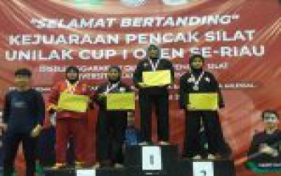 Taruna/i SMA Taruna Pekanbaru Menjuarai Pencak Silat pada UNILAK Cup I Open
